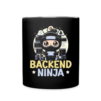 Programmeur logiciel de programmation backend - Mug uni - noir - Devant