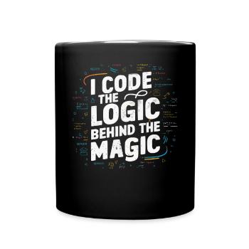 Programmeur logiciel de programmation backend - Mug uni - noir - Devant