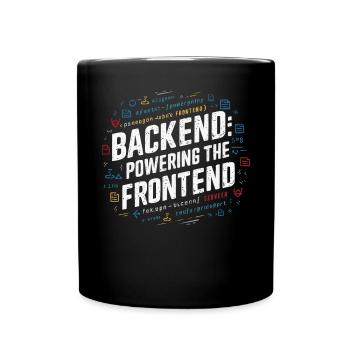 Programmeur logiciel de programmation backend - Mug uni - noir - Devant