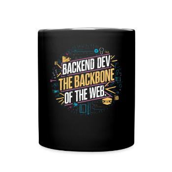 Programmeur logiciel de programmation backend - Mug uni - noir - Devant