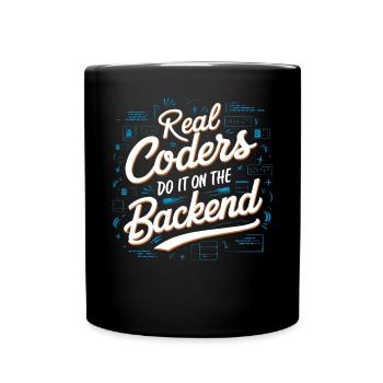 Programmeur logiciel de programmation backend - Mug uni - noir - Devant