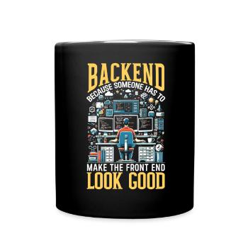 Programmeur logiciel de programmation backend - Mug uni - noir - Devant