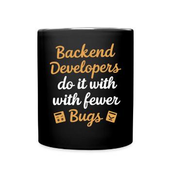 Programmeur logiciel de programmation backend - Mug uni - noir - Devant