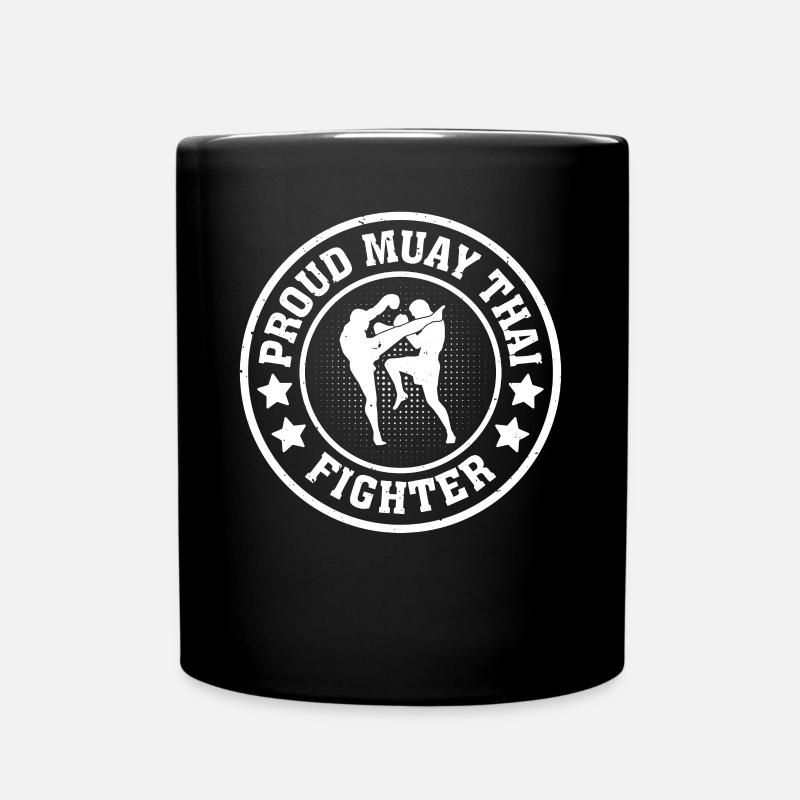 Proud Muay Thai Fighter - Muay Thai - Tasse einfarbig - Schwarz