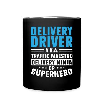 Supplier Package Delivery - Full Colour Mug - black - Front