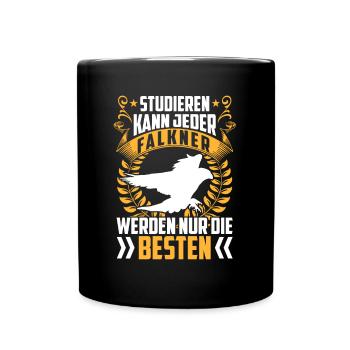 Falconer can be any falconry falconry - Full Colour Mug - black - Front