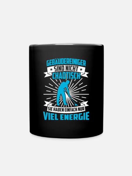 Le nettoyant pour bâtiment n’est pas un nettoyant chaotique pour vitres - Mug uni - noir