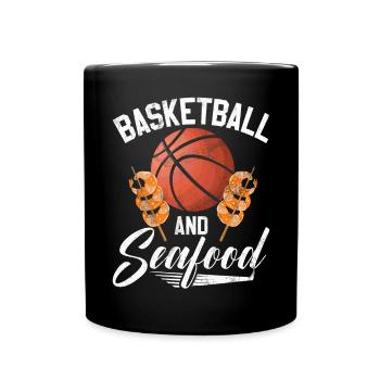 Seafood Lover Gift - Full Colour Mug - black - Front