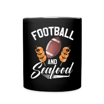 Seafood Lover Gift - Full Colour Mug - black - Front
