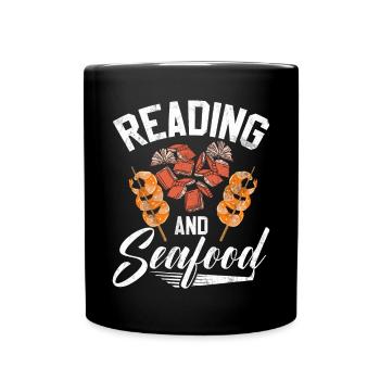 Seafood Lover Gift - Full Colour Mug - black - Front