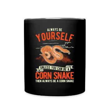 Serpent des blés cadeau Serpent des blés - Mug uni - noir - Devant