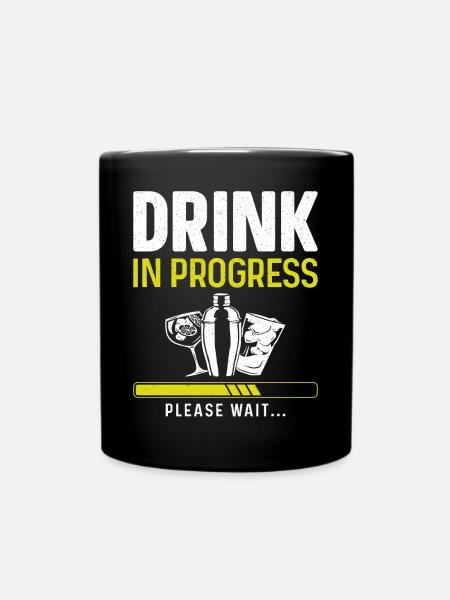 Bartender Mixologist Drink In - Tasse einfarbig - Schwarz