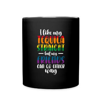 Tequila Sunrise Saufen Party Mexiko Geschenk - Tasse einfarbig - Schwarz - Vorne