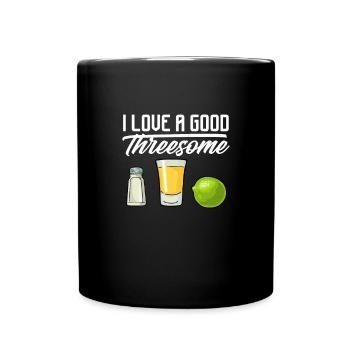 Tequila Sunrise Saufen Party Mexiko Geschenk - Tasse einfarbig - Schwarz - Vorne