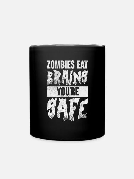 Zombie - Tasse einfarbig - Schwarz