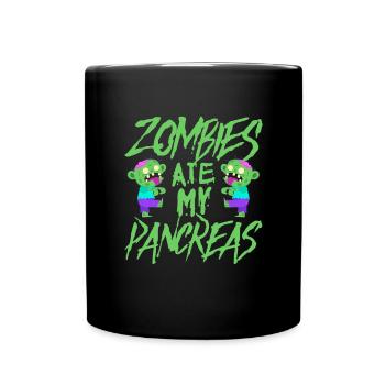 Zombie Zombie Hunter Zombie Apocalypse Cadeau - Mug uni - noir - Devant