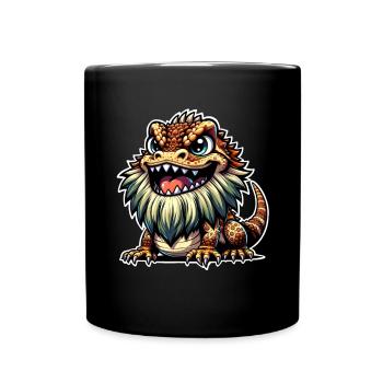 Bartagame Bartagamen Bearded Dragon - Full Colour Mug - black - Front