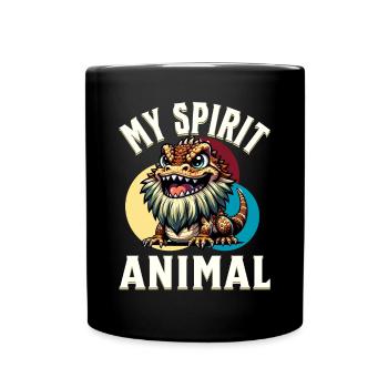 Bartagame Bartagamen Bearded Dragon - Full Colour Mug - black - Front