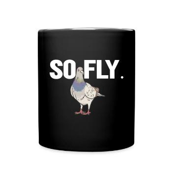 pigeon fancier pigeon bird lover pigeon - Full Colour Mug - black - Front