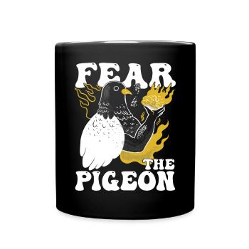 pigeon fancier pigeon bird lover pigeon - Full Colour Mug - black - Front