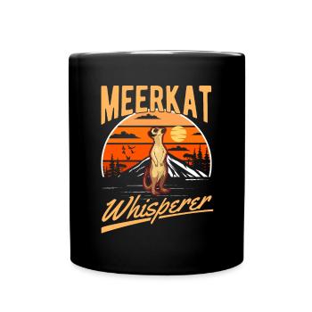 Erdmännchen Flüsterer Meerkat Whisperer - Mug uni - noir - Devant