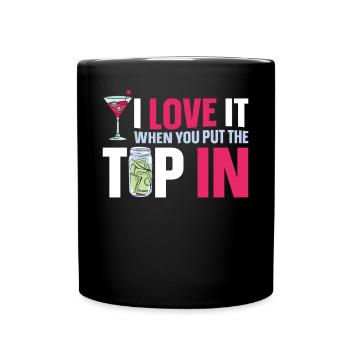 Bartender Mixologist I Love It - Tasse einfarbig - Schwarz - Vorne