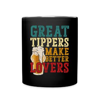 Barman Mixologue Grands pourboires - Mug uni - noir - Devant
