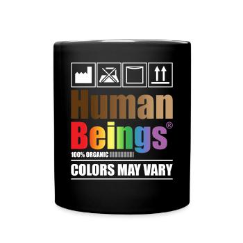 Human Beings 100% Organic Colors May Vary - Tasse einfarbig - Schwarz - Vorne