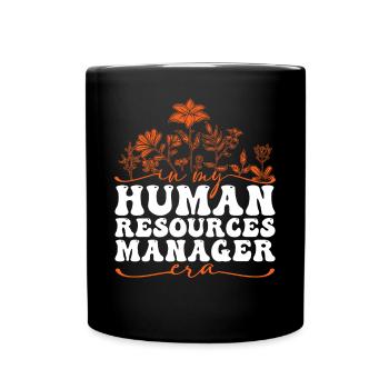 À l’ère de mon gestionnaire des ressources humaines - Mug uni - noir - Devant