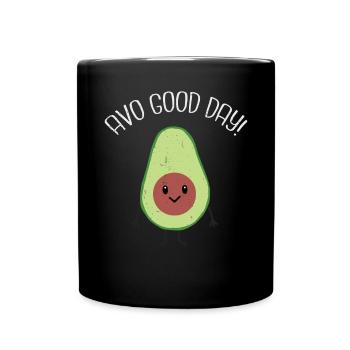 Avocado - Full Colour Mug - black - Front