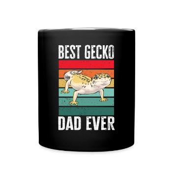Leopard Gecko Reptile Pet Gecko - Full Colour Mug - black - Front