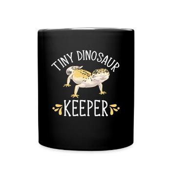 Gecko léopard Gecko reptile gecko de compagnie - Mug uni - noir - Devant