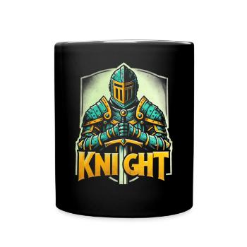 Épée Armure de Chevalier Médiéval - Mug uni - noir - Devant