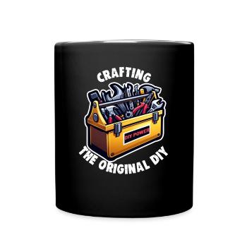 Papa artisan fabriquant le bricolage original - Mug uni - noir - Devant