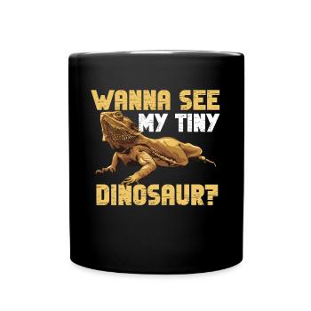 Funny Bearded Dragon Beardie - Full Colour Mug - black - Front
