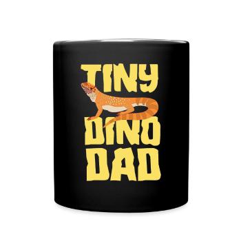Bearded Dragon Beardie Dad - Full Colour Mug - black - Front