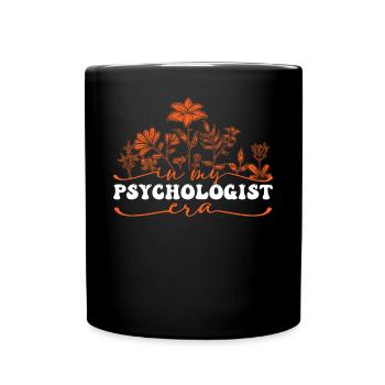 À mon époque de psychologue, les fleurs - Mug uni - noir - Devant
