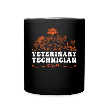 In My Veterinary Technician Era - Full Colour Mug - black - Front