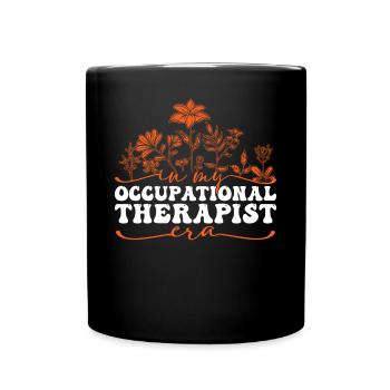 In My Occupational Therapist Era - Full Colour Mug - black - Front