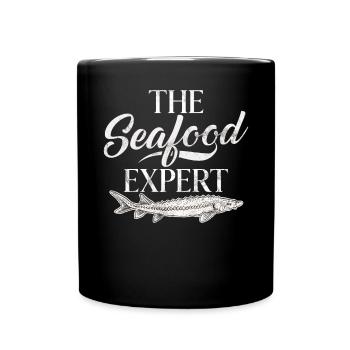 Seafood Lover Gift - Full Colour Mug - black - Front