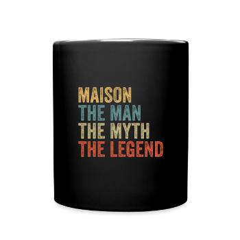 Maison the man the myth - Full Colour Mug - black - Front