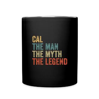 Cal l’homme le mythe - Mug uni - noir - Devant