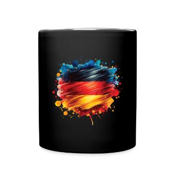 Flag Germany Flag for Sport Fan - Full Colour Mug - black - Front
