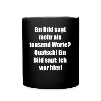 Photo Gift Idea - Full Colour Mug - black - Front