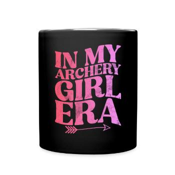 Tir à l’arc Chasse à l’arc Filles Chasse à la flèche - Mug uni - noir - Devant