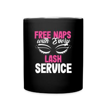 Skin Care Beautician Cosmetics - Full Colour Mug - black - Front