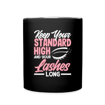 Hautpflege Kosmetikerin Kosmetik - Tasse einfarbig - Schwarz - Vorne