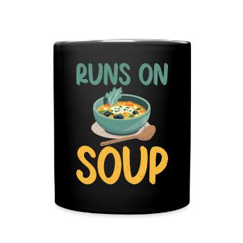 Cadeaux pour les amateurs de soupe - Mug uni - noir - Devant
