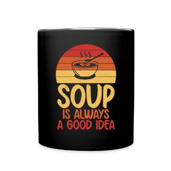 Soup Lovers Gifts - Full Colour Mug - black - Front