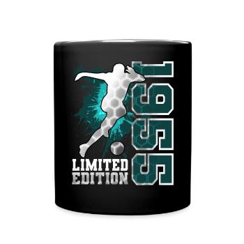1955 Football Limited Edition Birthday - Full Colour Mug - black - Front